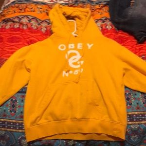 A sweatshirt and a jean jacket